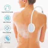 Back Bath Shower Body Brush With Curved Handle for Elderly, Disabled, Limited Mobility
